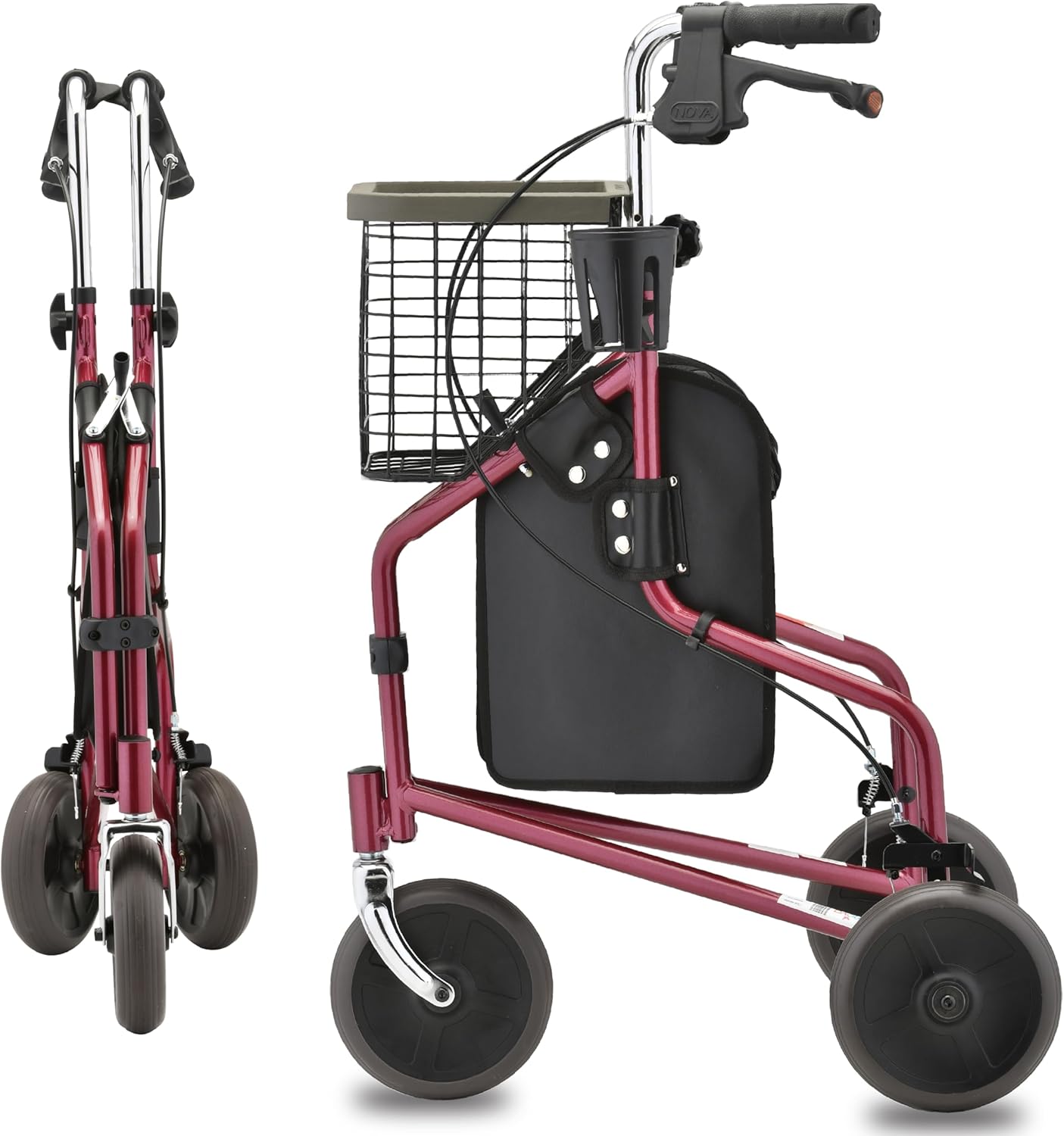 Nova Traveler 3 Wheel Rolling Walker 4900
