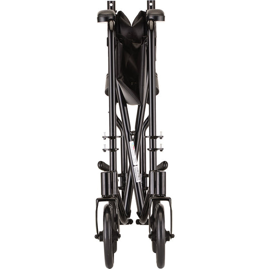 Lightweight Transport Chair - 19" with Swing Away Footrest Black 329BK