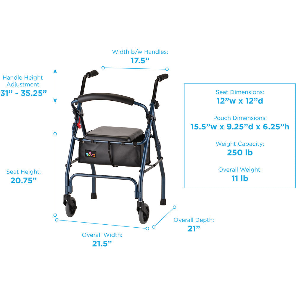 Nova Cruiser II Rollator 4201BL