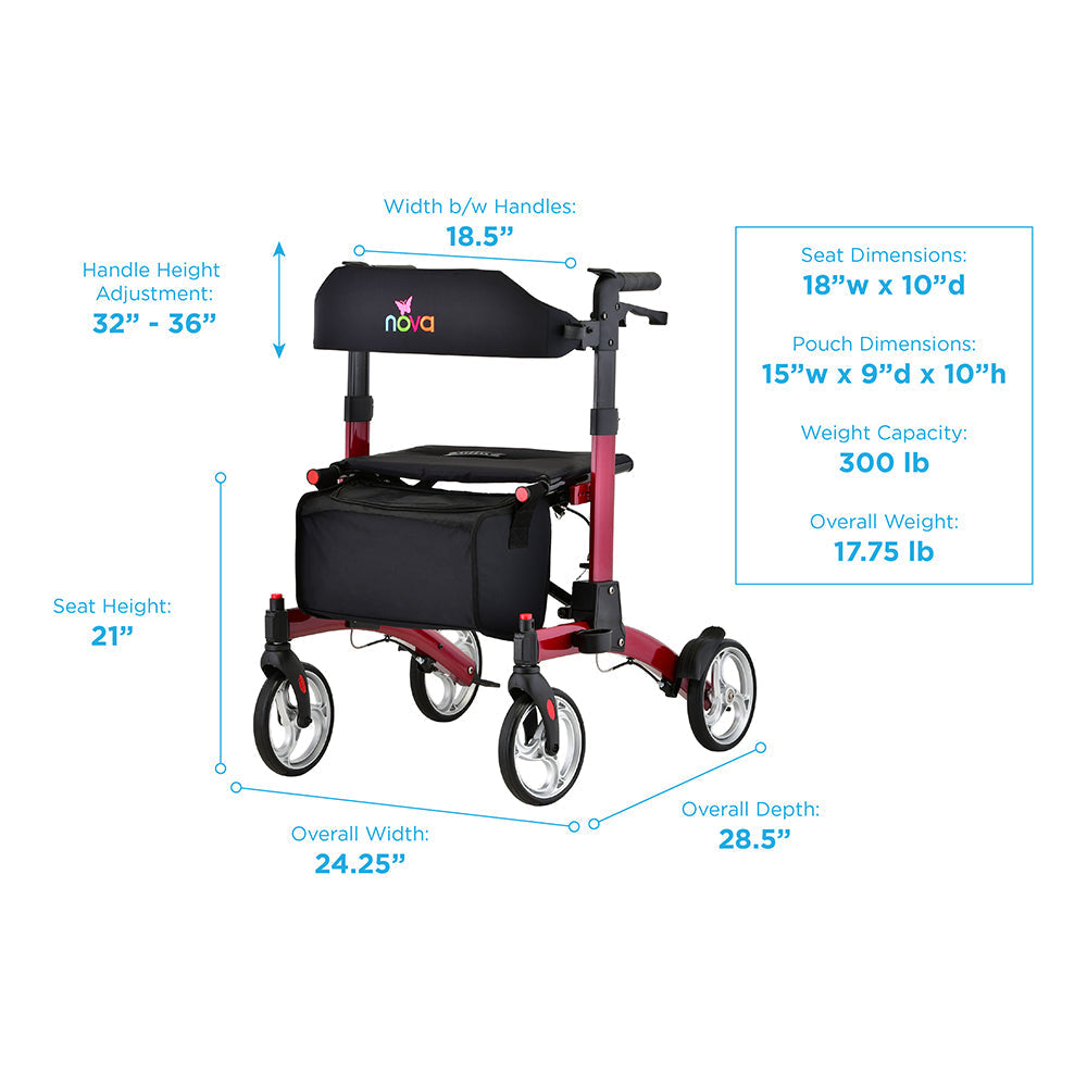 Nova Monarch Rollator 4329
