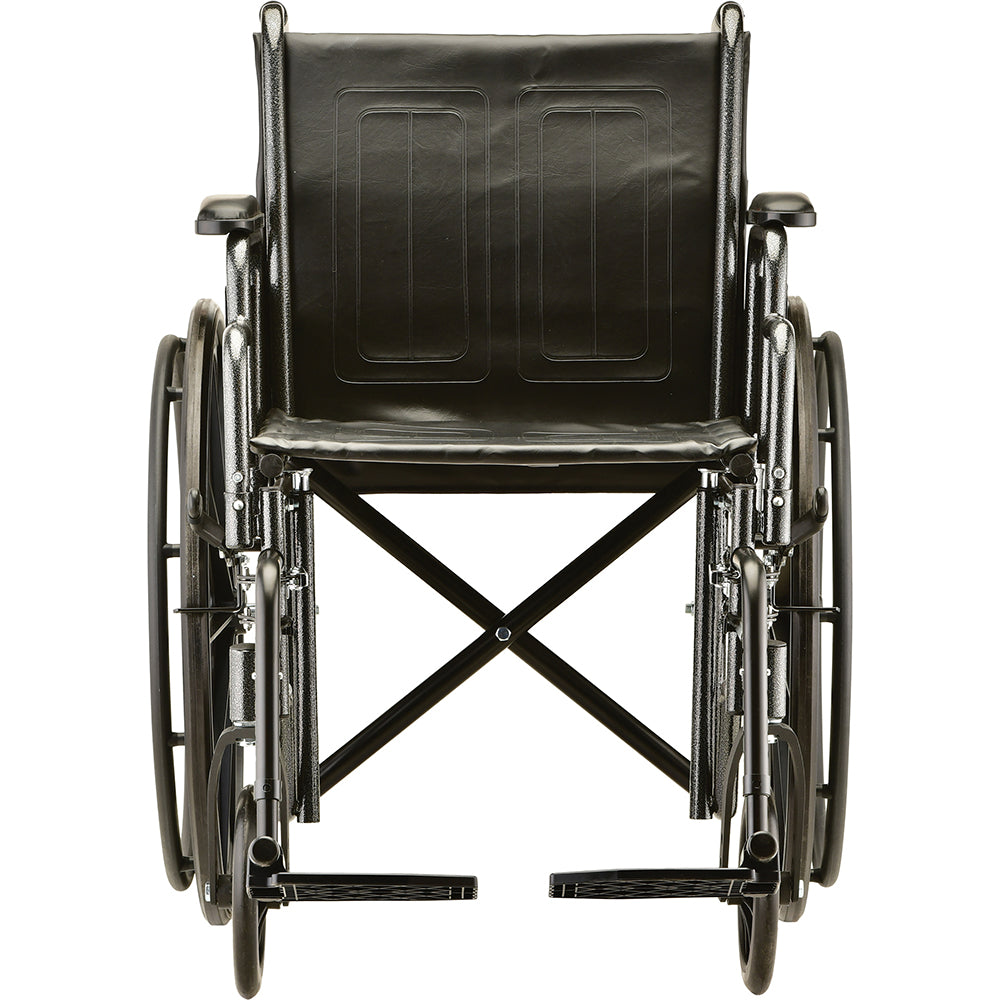 Hammertone Wheelchair - 16" With Detachable Arms & Swing Away Footrest 5165S