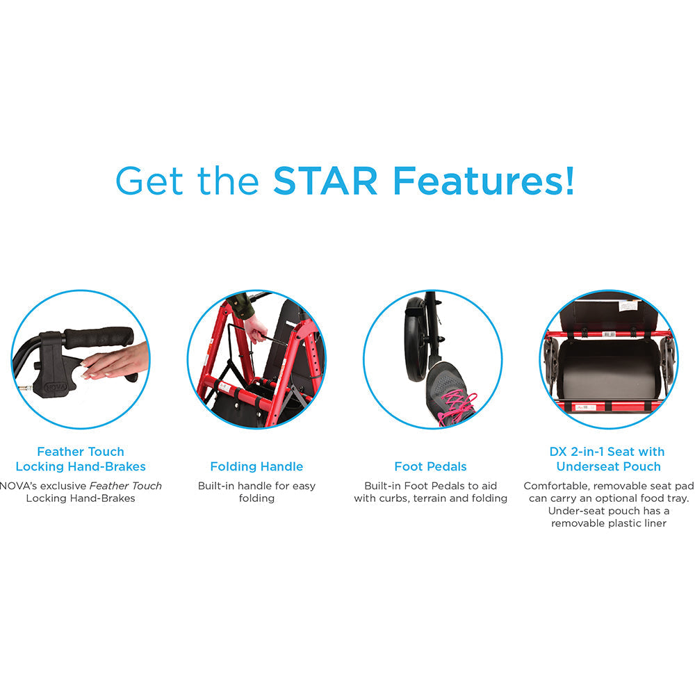 Nova Star 8 DX Rollator 4262