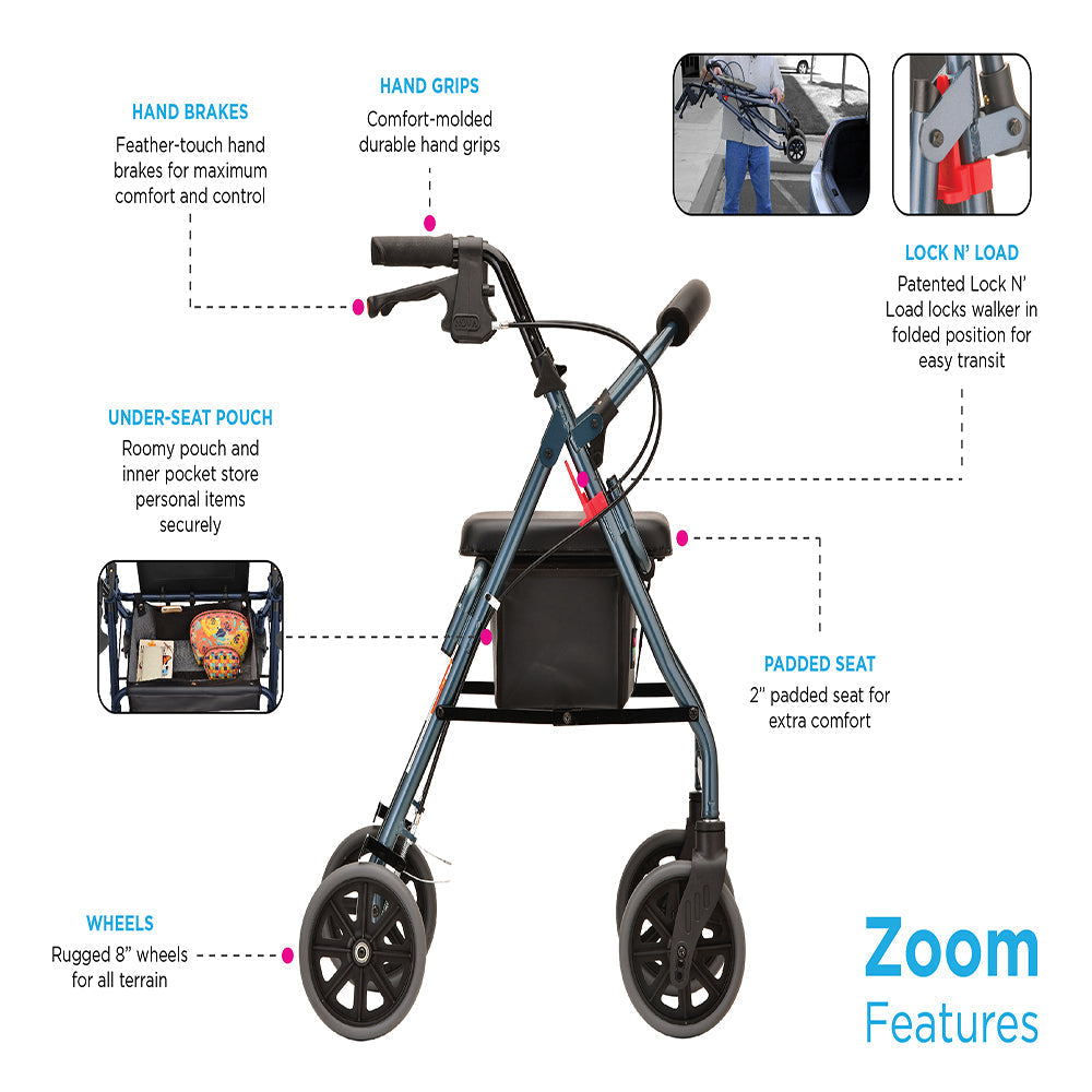 Nova Zoom 22 Rollator 4222