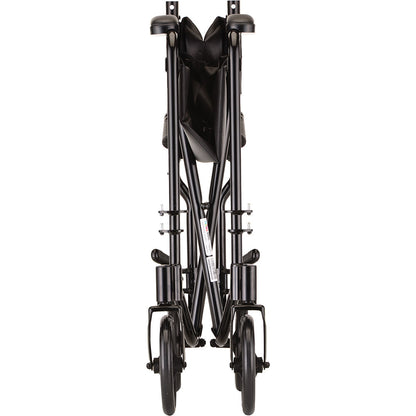 Lightweight Transport Chair - 19" with Swing Away Footrest Black 329BK