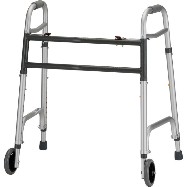 Standard Heavy Duty Folding Walker With 5
