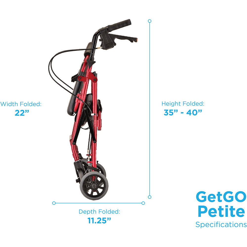 Nova GetGO Petite Narrow Rollator 4208C