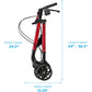 Nova Star 8 Petite Rollator Walker 4278