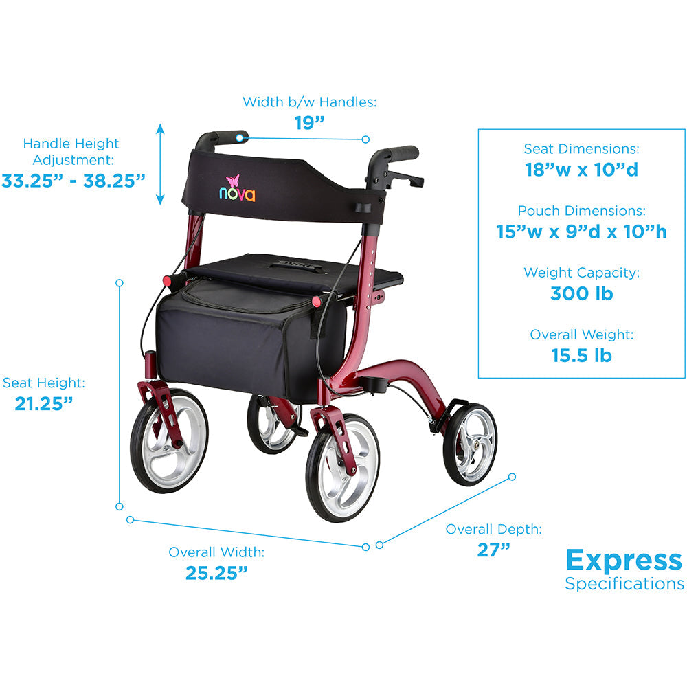 Nova Express Rollator 4328 – Nova Medical Dealer