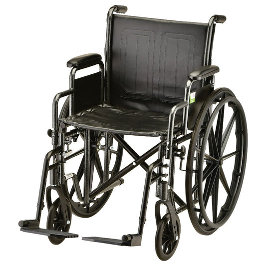 Hammertone Wheelchair - 18" With Detachable Desk Arms & Swing Away Footrest 5185S