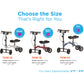 Turning Knee Walker Sliver TKW-12